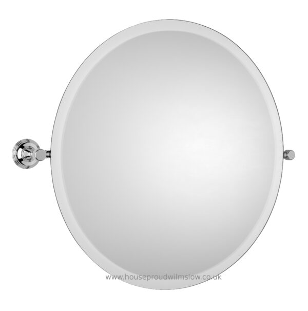 Style Moderne Large Round Tilting Mirror-0