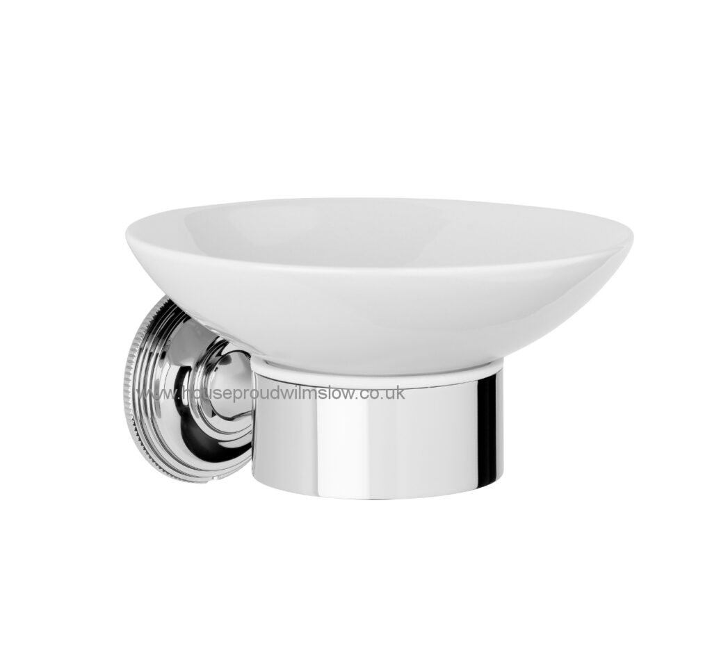 Style Moderne Soap Dish. White ceramic-0